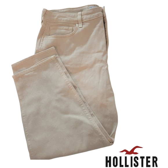Hollister Denim - HOLLISTER cream Jeans. Womans 33x35
